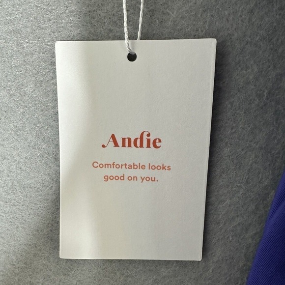 Andie The Samoa One Piece Bathing Suit Women Sz Medium Lapis Blue Cut Out NWT - Picture 11 of 16